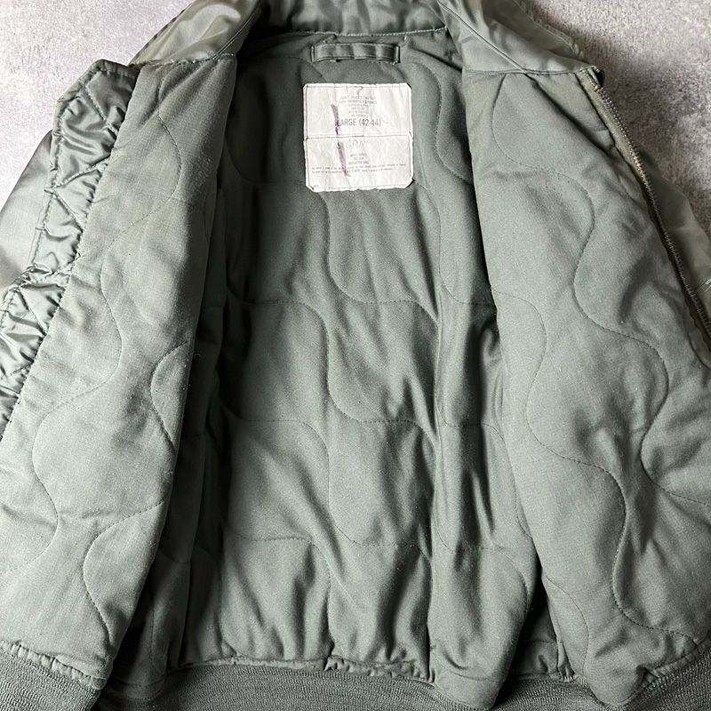 80s 87年製 米軍実物 CWU-45P フライト ジャケット L / 80年代