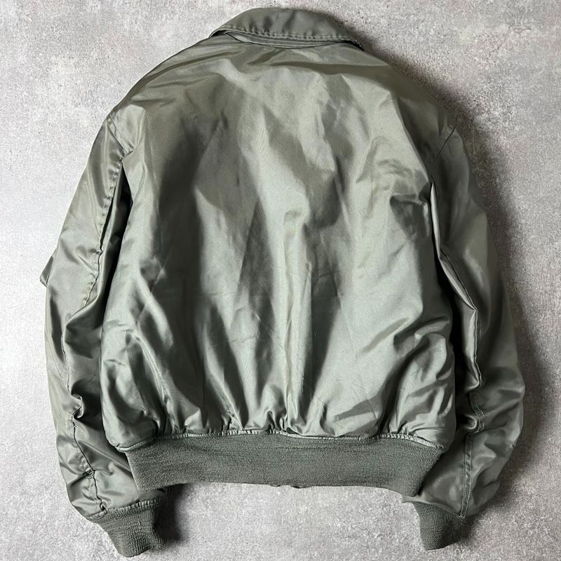 80s 87年製 米軍実物 CWU-45P フライト ジャケット L / 80年代