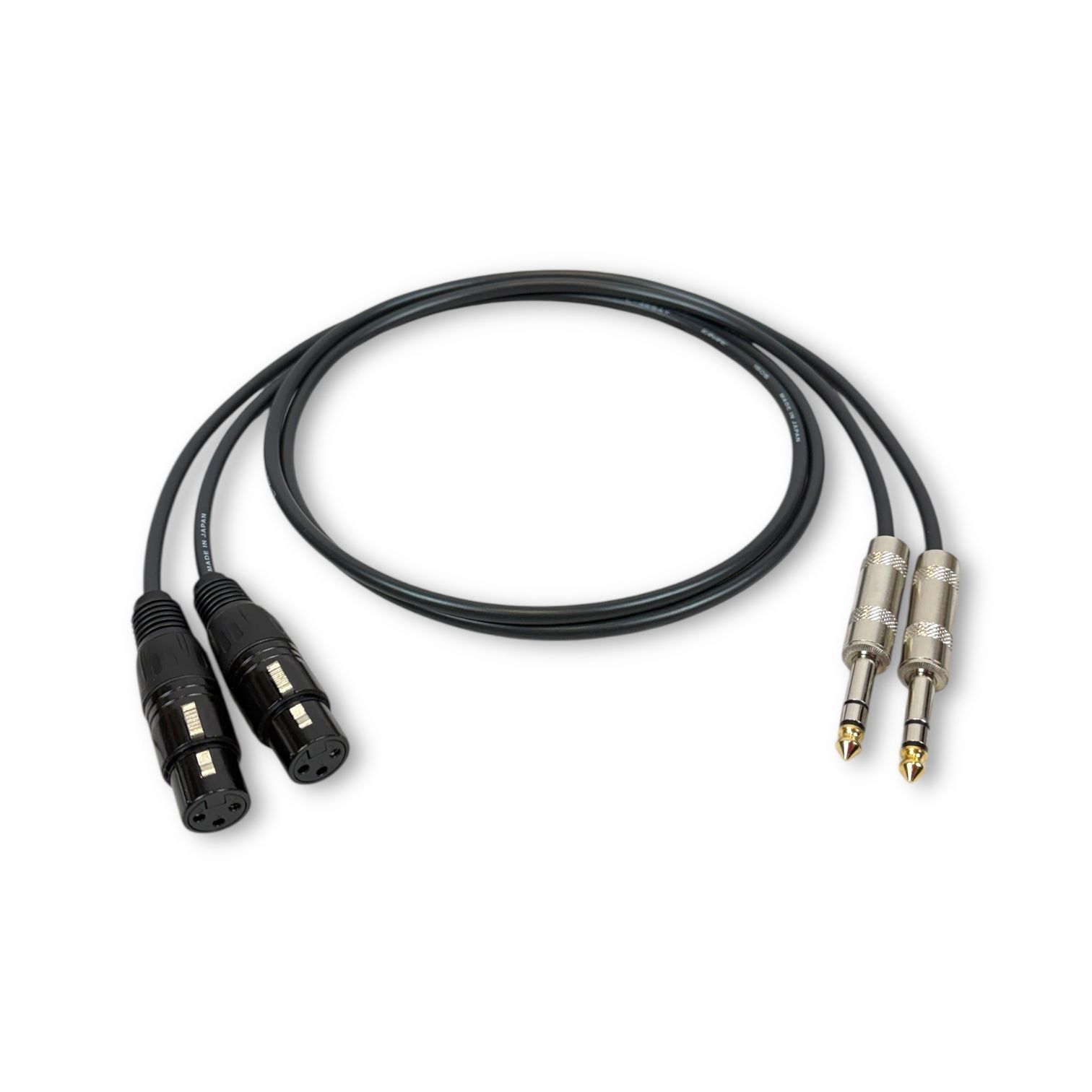 CANARE L-4E5AT BLACK XLR TRS ケーブル 1m 2本セット - メルカリ