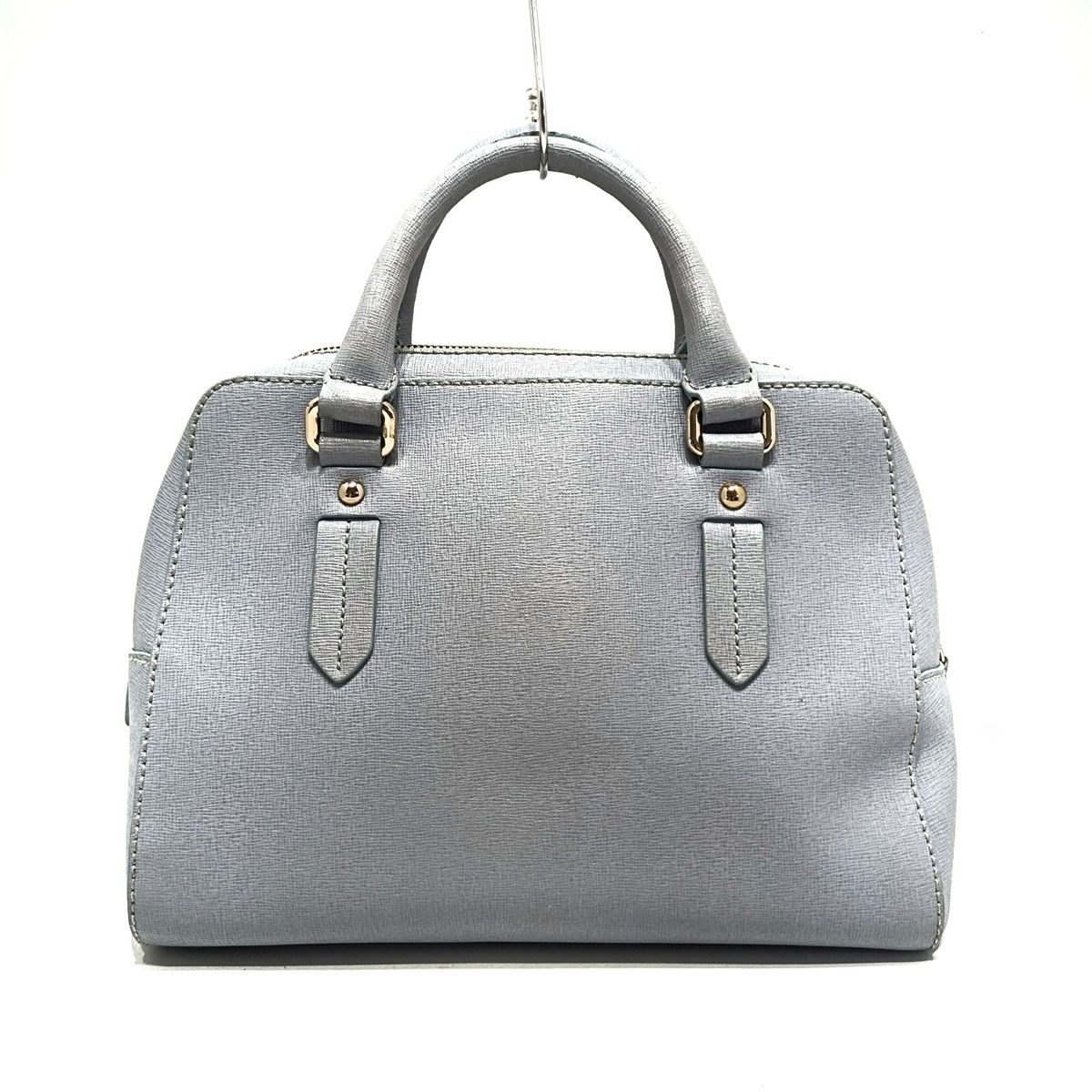 FURLA(フルラ) ハンドバッグ エレナ ライトブルー レザー 極美品 