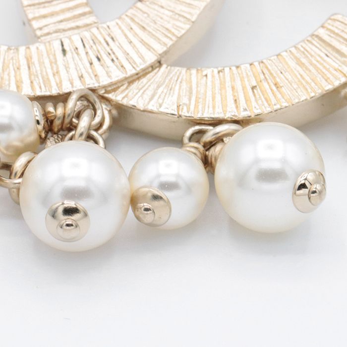 CHANEL シャネル 2011 S 11 P ブローチ COCOマーク フェイクパール レディース ゴールド 箱 袋付属 カール ラガーフェルド期