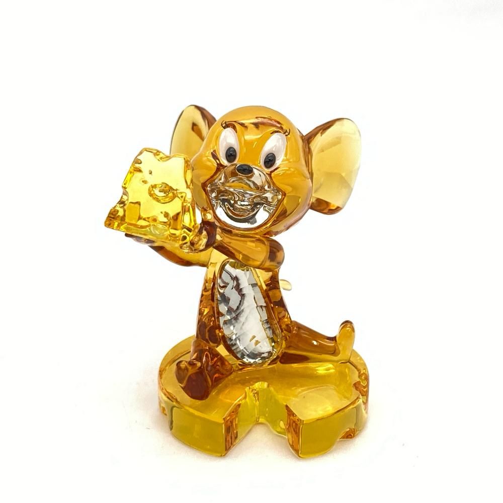 スワロフスキー SWAROVSKI トムとジェリー ジェリー オブジェ 置物
