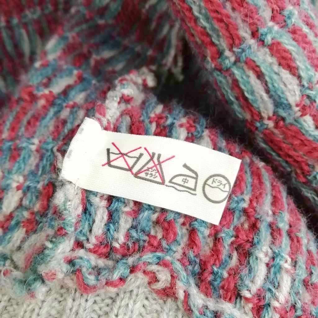  フェンディ FENDI ヴィンテージ ニット カーディガン セーター 着流し 44 グレー系 カーディガン ボレロ アンサンブル トップス