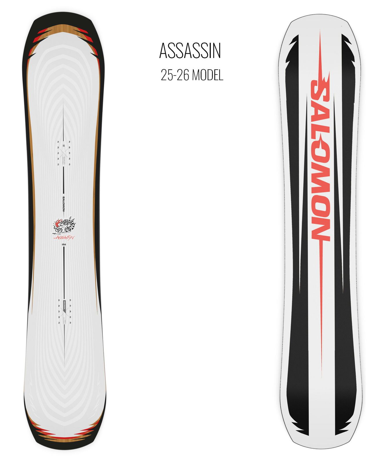 2526】新品 SALOMON サロモン スノーボード 板 メンズ ASSASSIN 