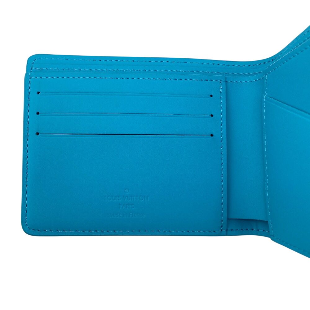 ポルトフォイユ・ミュルティプル M11501 ターコイズブルー ルイヴィトン ポルトフォイユ・ミュルティプル M11501 ターコイズ