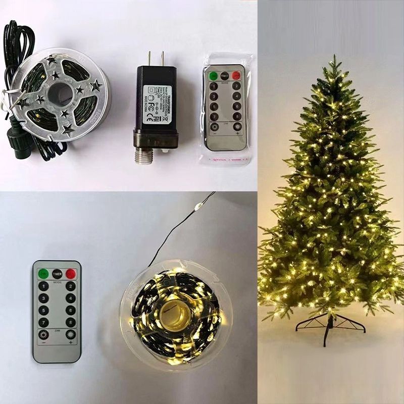 180 cm ツリー 30 m 满天星 銅線ライト 北欧スタイル シンプルおしゃれ オーナメント無し 組み立て簡単 リビング用 装飾ツリー 枝数豊富 クラシックタイプ デコ