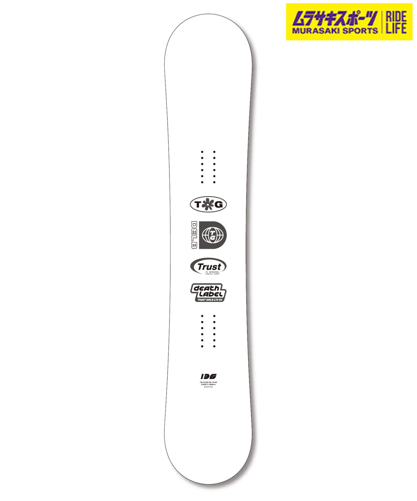 2526】新品 DEATH LABEL デスレーベル スノーボード 板 レディース