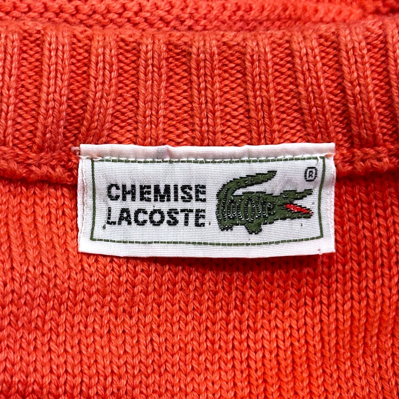  CHEMISE LACOSTE セーター ピンク HR 0665 長袖 ニット セーター