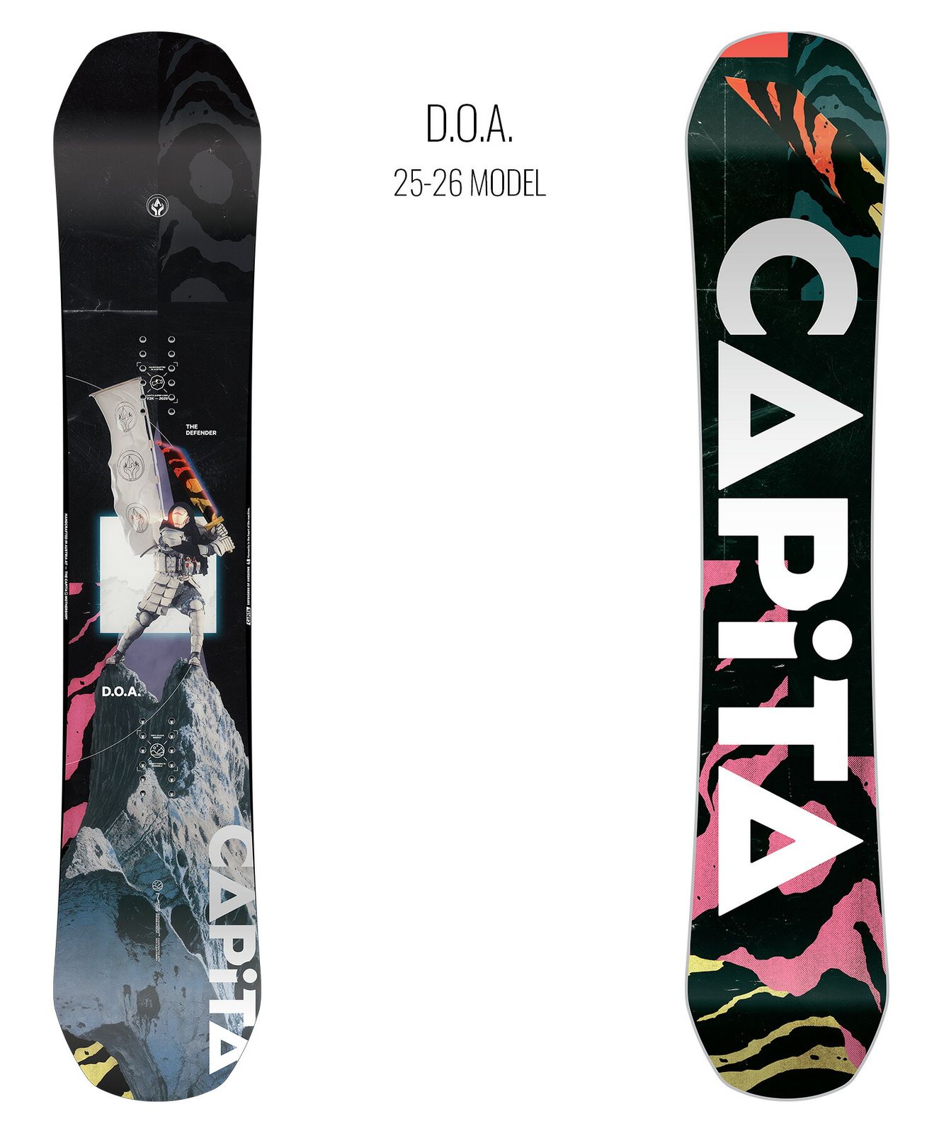 2526】新品 CAPITA キャピタ スノーボード 板 メンズ D.O.A. ムラサキ 