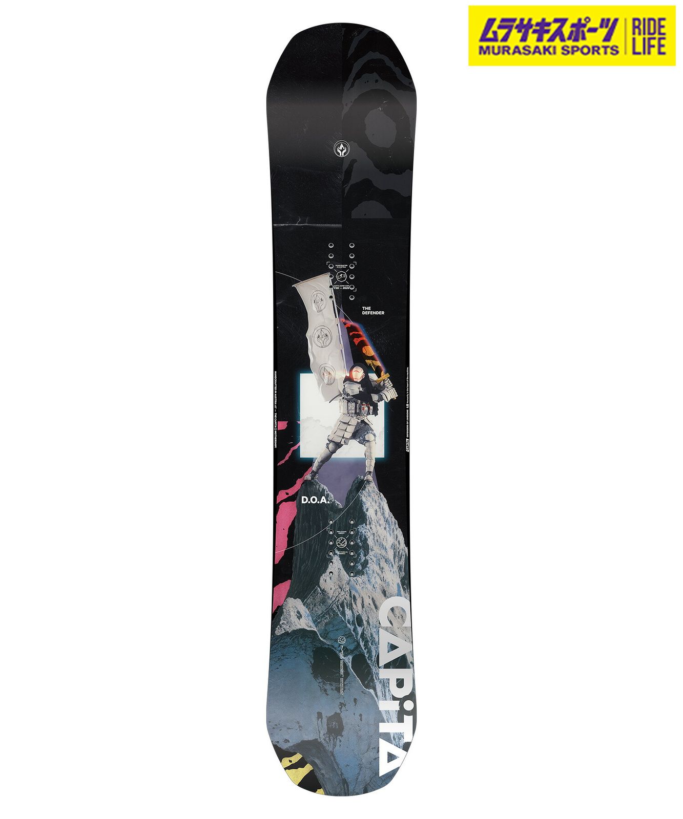 2526】新品 CAPITA キャピタ スノーボード 板 メンズ D.O.A. ムラサキ 