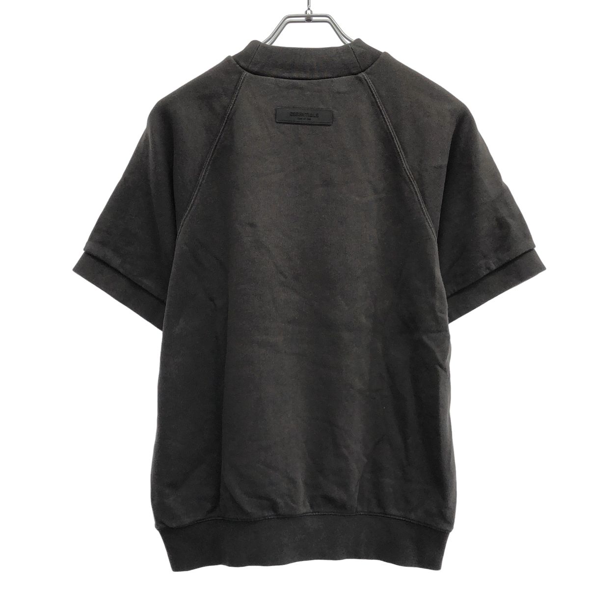 ESSENTIALS FEAR OF GOD エッセンシャルズ フィア オブ ゴッド Short-Sleeve Raglan Crewneck ショートスリーブスウェットトップス チャコール XXS
