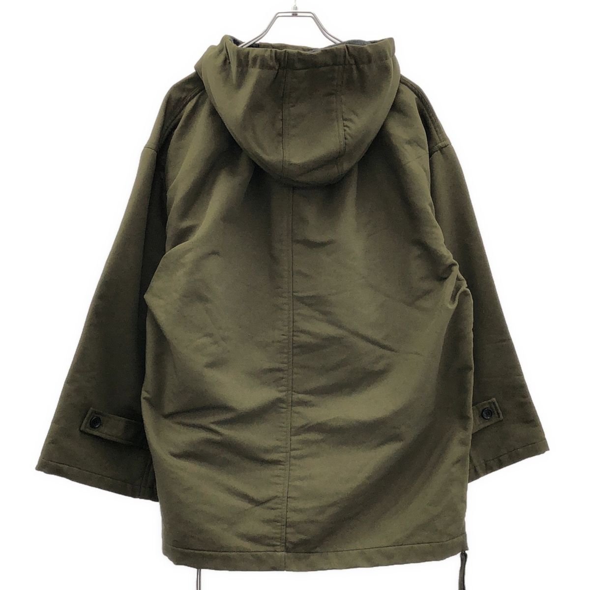 CLANE クラネ 22AW SIDE OPEN WIDE ANORAK ワイドアノラックパーカー 