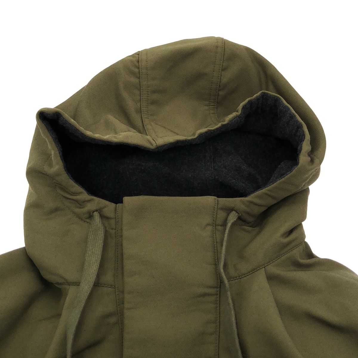 CLANE クラネ 22AW SIDE OPEN WIDE ANORAK ワイドアノラックパーカー 