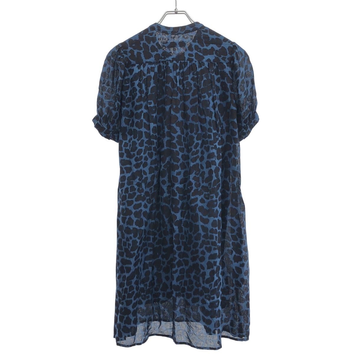 Rika リカ レオパードワンピース ブルー 1 - メルカリ