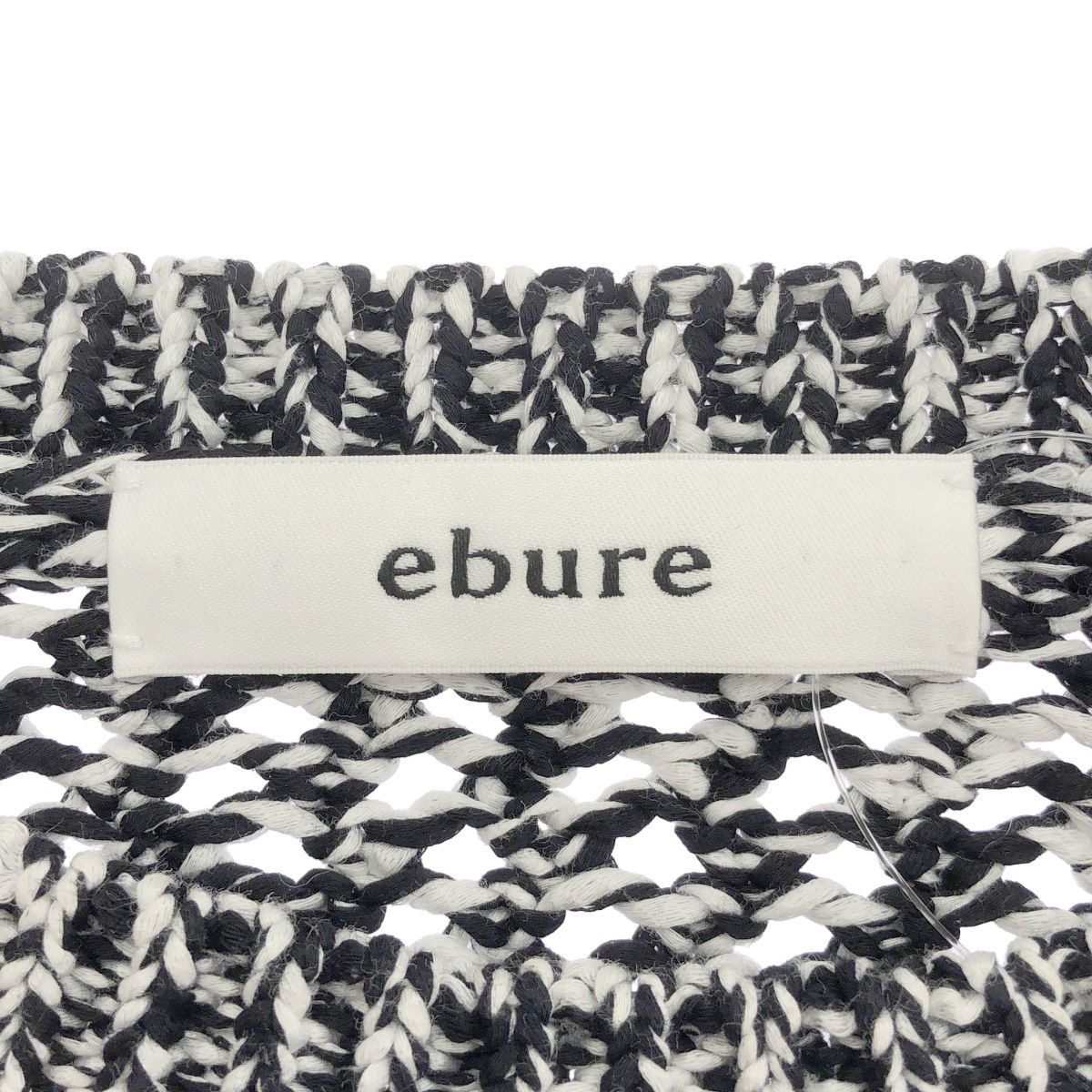  ebure エブール ニットセーター グレー F 長袖 ニット セーター