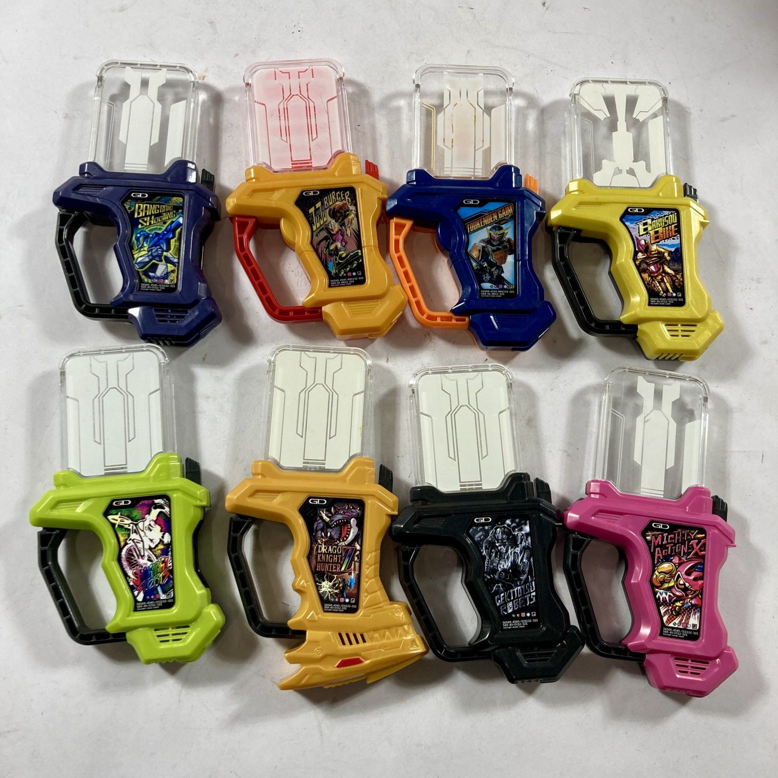 ケース付き 東映 仮面ライダー エグゼイド ライダーガシャット 8種まとめ あり ドラゴンナイトハンター 1 55 kg