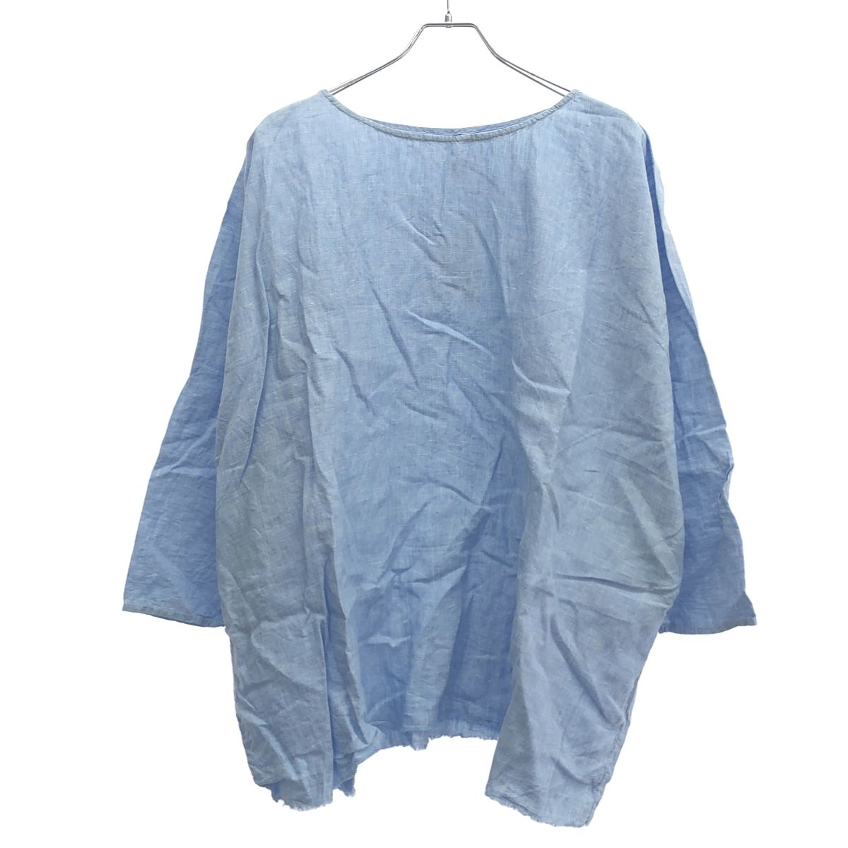 daniela gregis ダニエラグレジス　リネンボーダープルオーバー DANIELA GREGIS ダニエラ グレジス 10SS リネンワイドプルオーバー