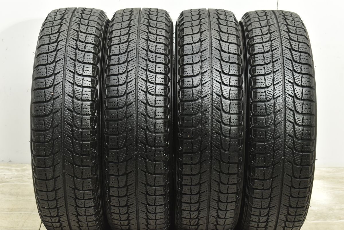  バリ溝 ヴェルヴァ 14 in 4 5 J 45 PCD 100 ミシュラン X ICE 3 155 65 R N BOX デイズ サクラ アルト ワゴンR タント ムーブ 14インチ タイヤ ホイールセット