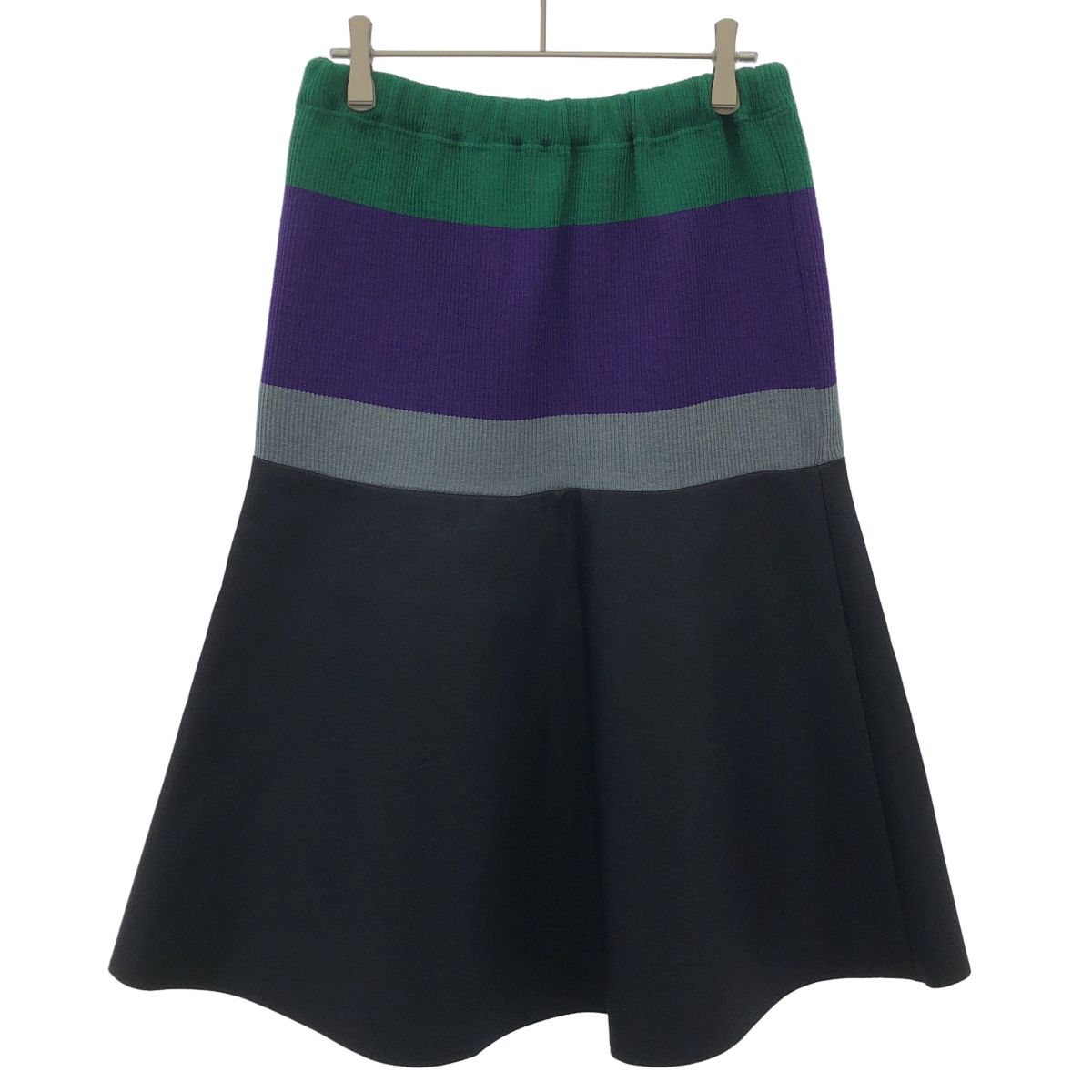 kolor 18 AW ニットドッキングスカート WCL S 03134 ミックス 1