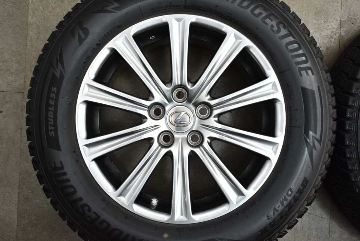 超バリ溝 レクサス NX 17 in 7 J 35 PCD 114 3 ブリヂストン ブリザック DM V 225 65 R 10系 300 h 200 t 空気圧センサー