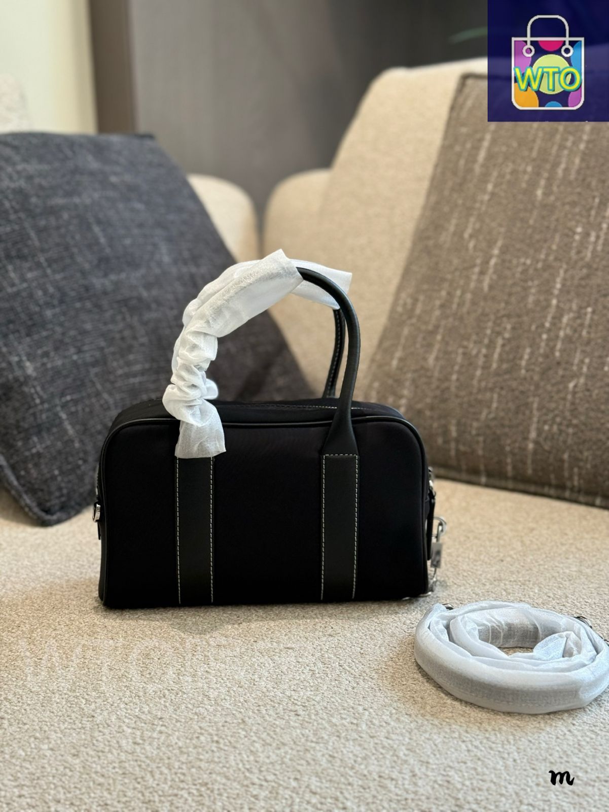 今日特価】Prada プラダ ボストンバッグ シリーズ 柔らかなナイロン