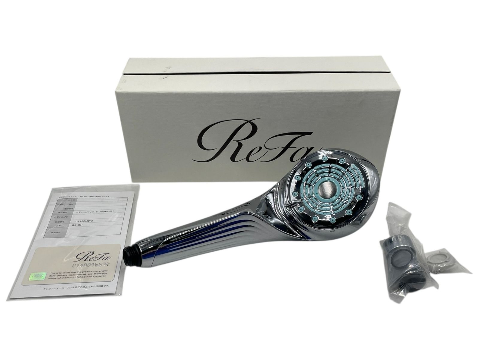 ReFa RS-BH シャワーヘッド モード切替 取付用金具付 保証書 取扱説明書 付属チラシ