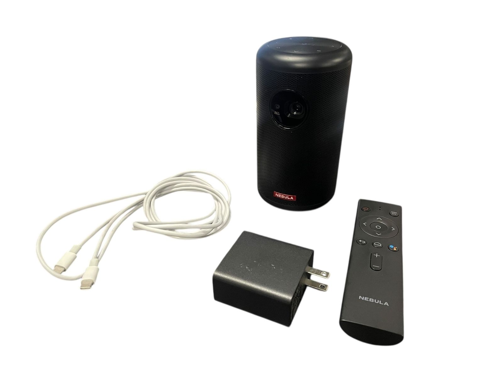 Anker Nebula Capsule II D 2421 モバイルプロジェクター 本体 通電 映像 リモコン ケーブル ACアダプター付 Aランク