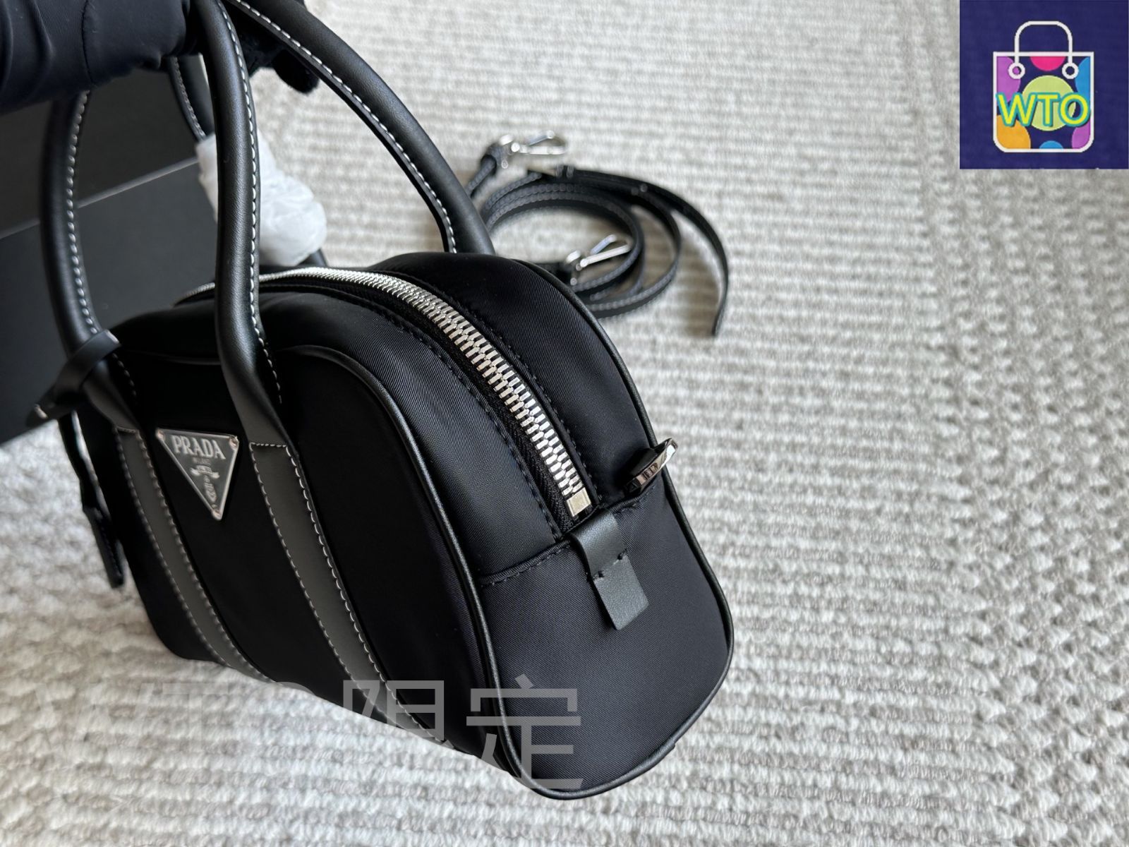 今日特価】Prada プラダ ボストンバッグ シリーズ 柔らかいナイロン