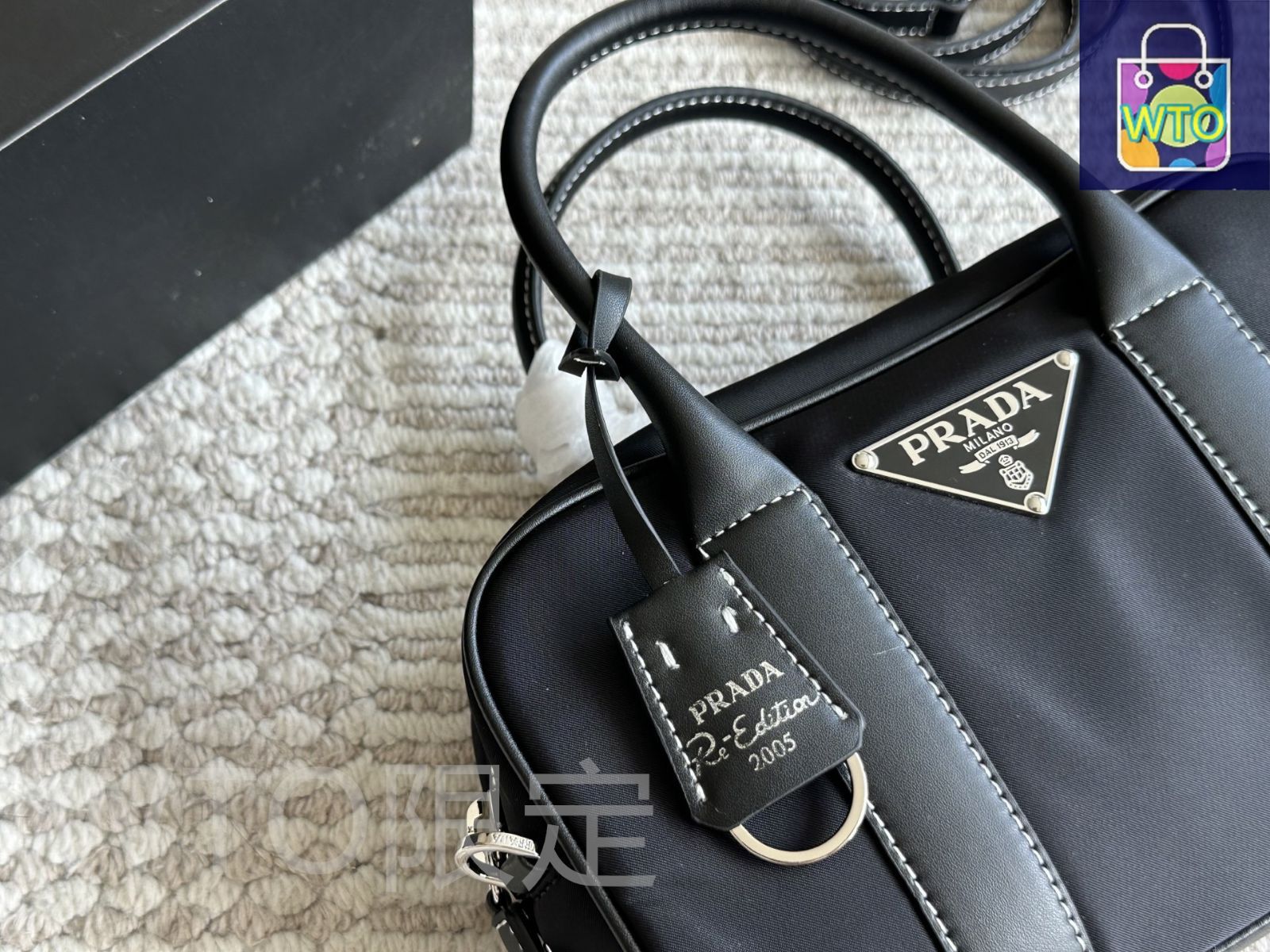 今日特価】Prada プラダ ボストンバッグ シリーズ 柔らかいナイロン