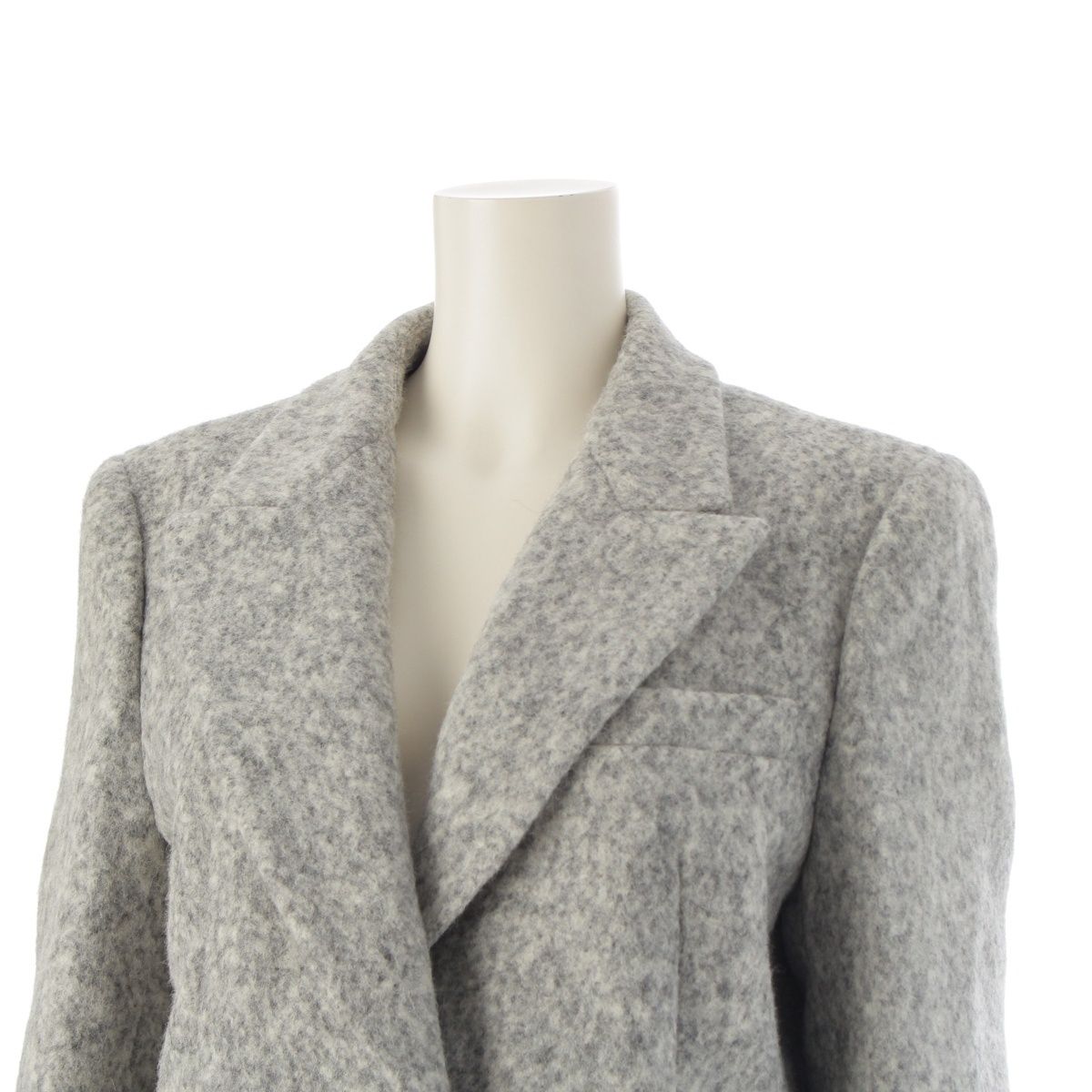 サルヴァトーレフェラガモ アルパカ ロング チェスター コート