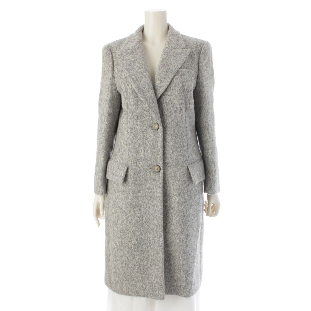 サルヴァトーレフェラガモ アルパカ ロング チェスター コート