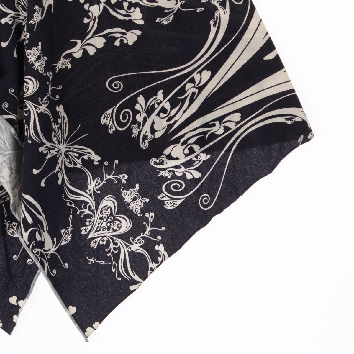 イッセイミヤケ 2004年 04SS コットン フラワープリント 変形 スカート  