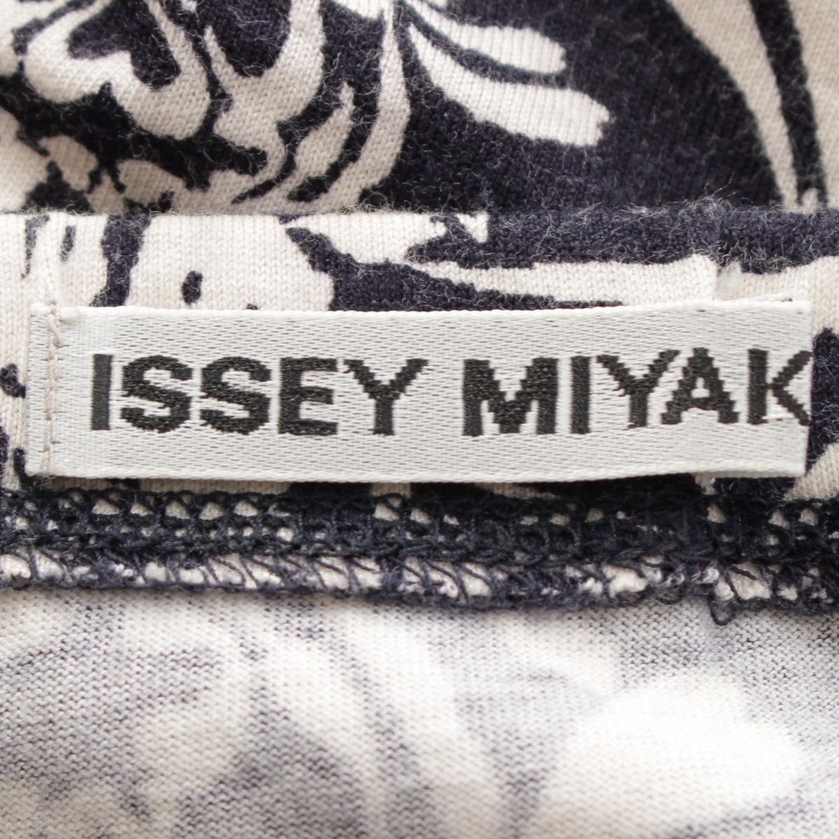 イッセイミヤケ 2004年 04SS コットン フラワープリント 変形 スカート  