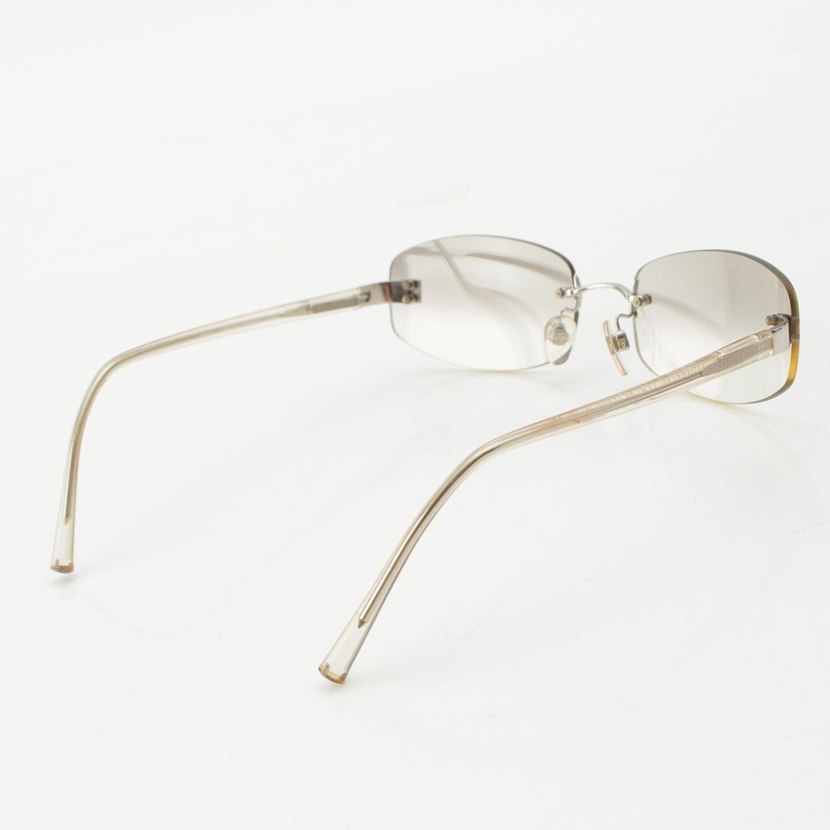 シャネル ココマーク リムレス サングラス アイウェア 4067 シルバー