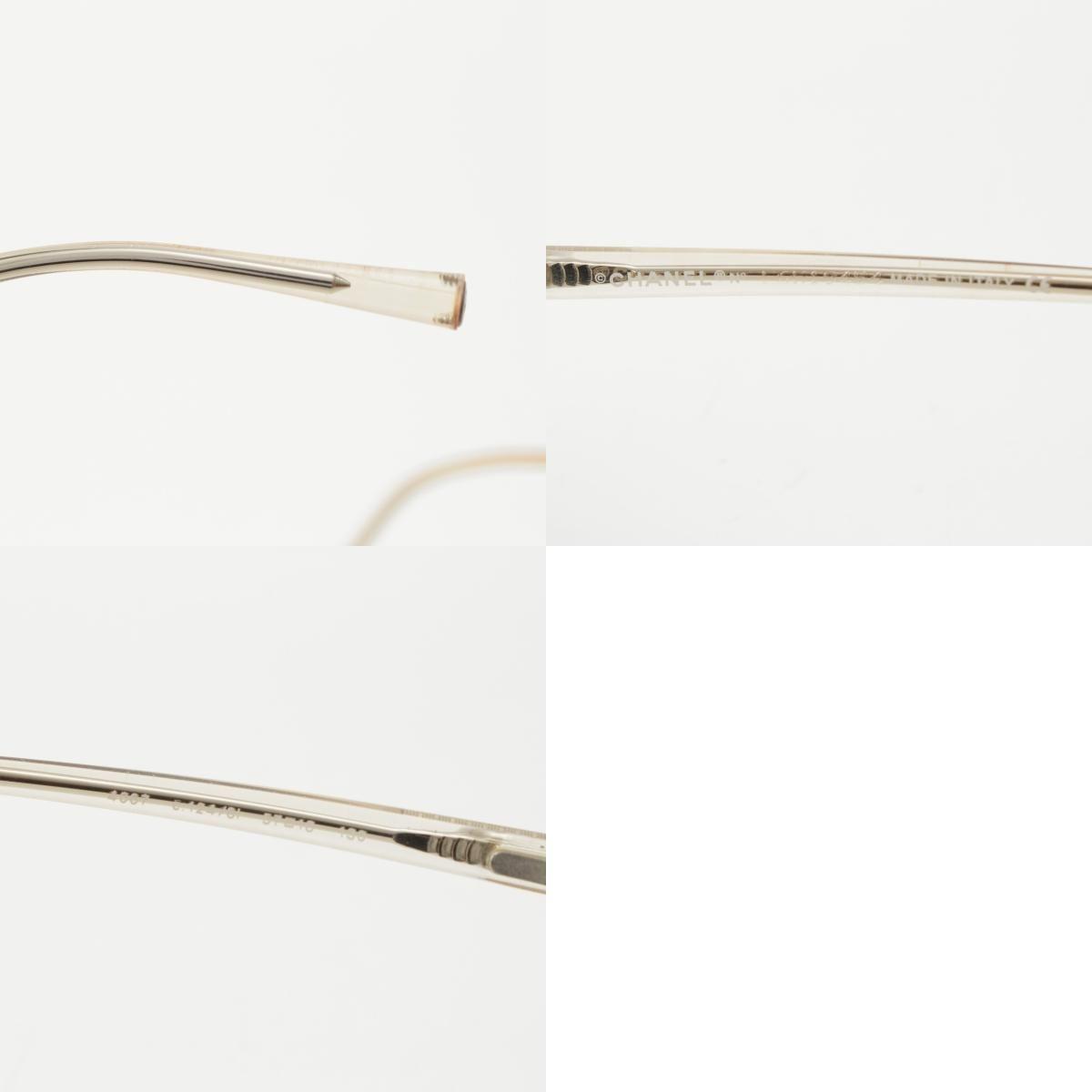 シャネル ココマーク リムレス サングラス アイウェア 4067 シルバー