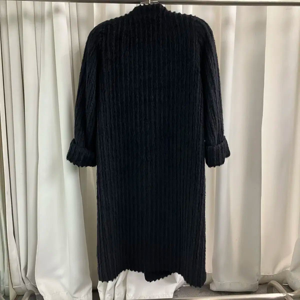 JPN VTG ヴィンテージ ブラック アルパカ ロングコート