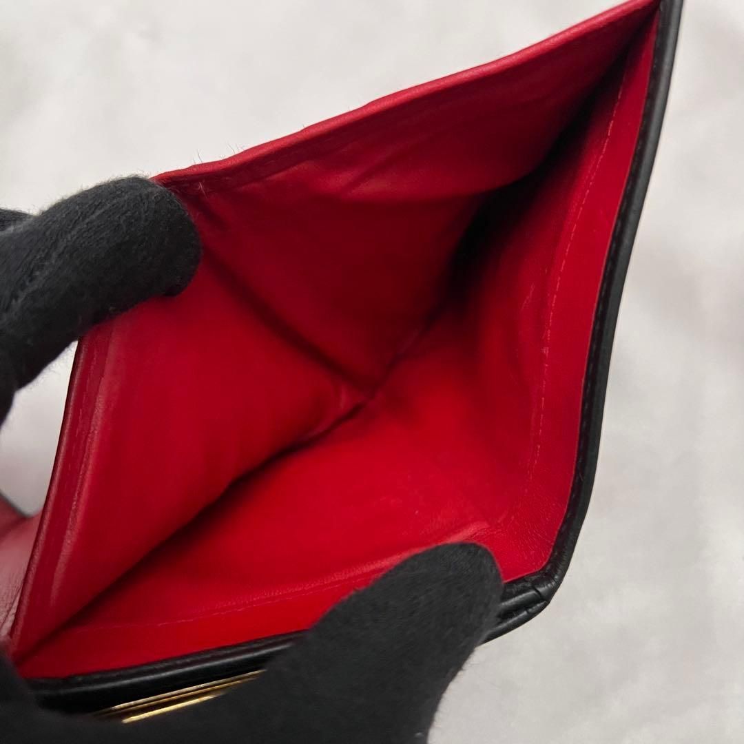 ◇レア極美品◇ディオール CDロゴエンボス アーカイブ がま口折り財布