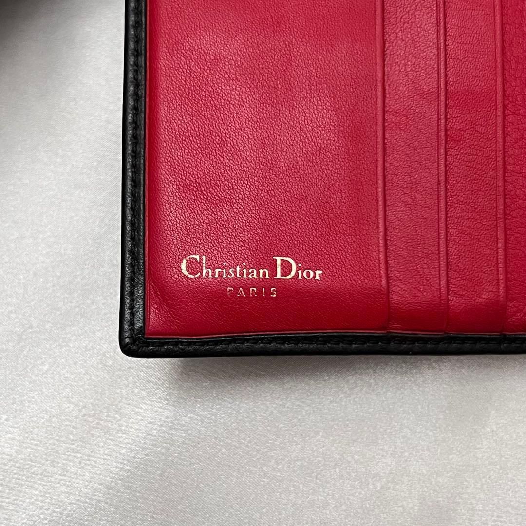 ◇レア極美品◇ディオール CDロゴエンボス アーカイブ がま口折り財布
