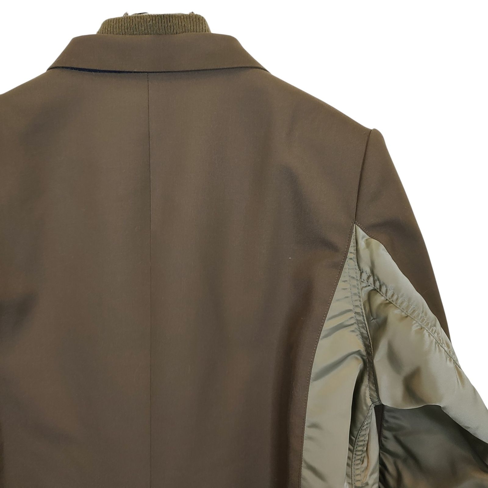 sacai サカイ 21SS SUITING MA-1 テーラードジャケット ブルゾン 21