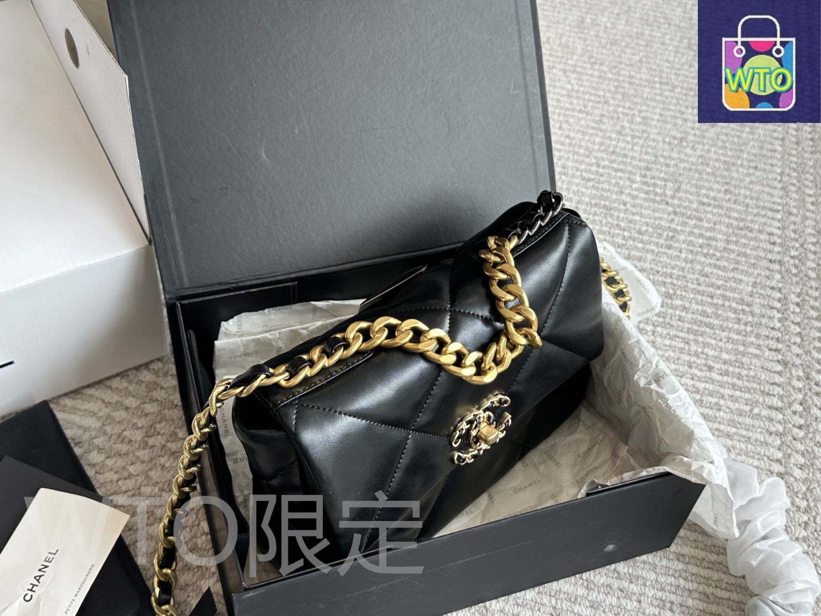 今日特価】Chanel シャネル 19bag 質感が高く、推奨できる-WTO輸入1