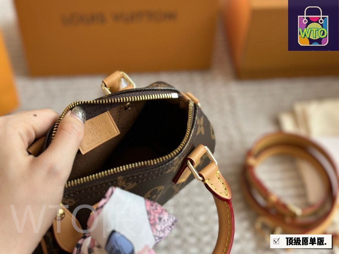 今日特価】Louis Vuitton ルイヴィトン スピーディナノ 肩ストラップは