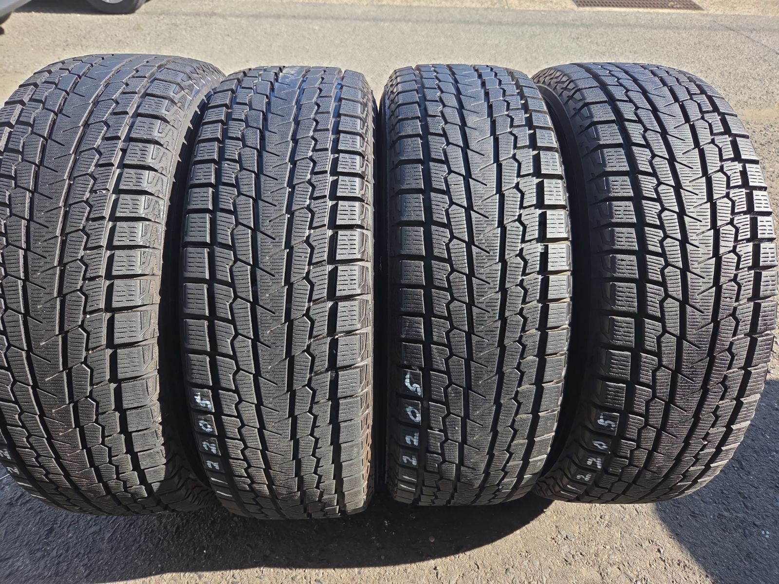 !! 225 65 R 17 4本 ヨコハマ アイスガード 19年21年製 パンクチェック済み スタッドレス ハリアー NX RAV 4 CR V エクストレイル 等