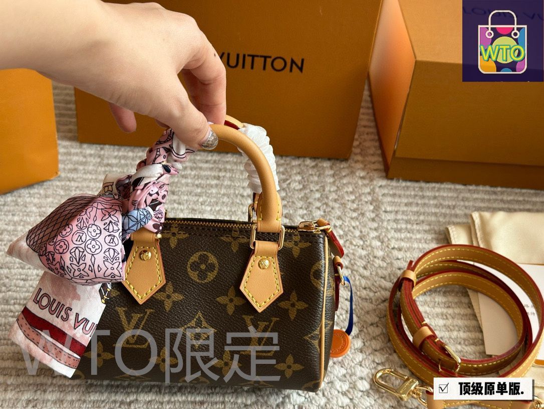 今日特価】Louis Vuitton ルイヴィトン スピーディナノ 肩ストラップは