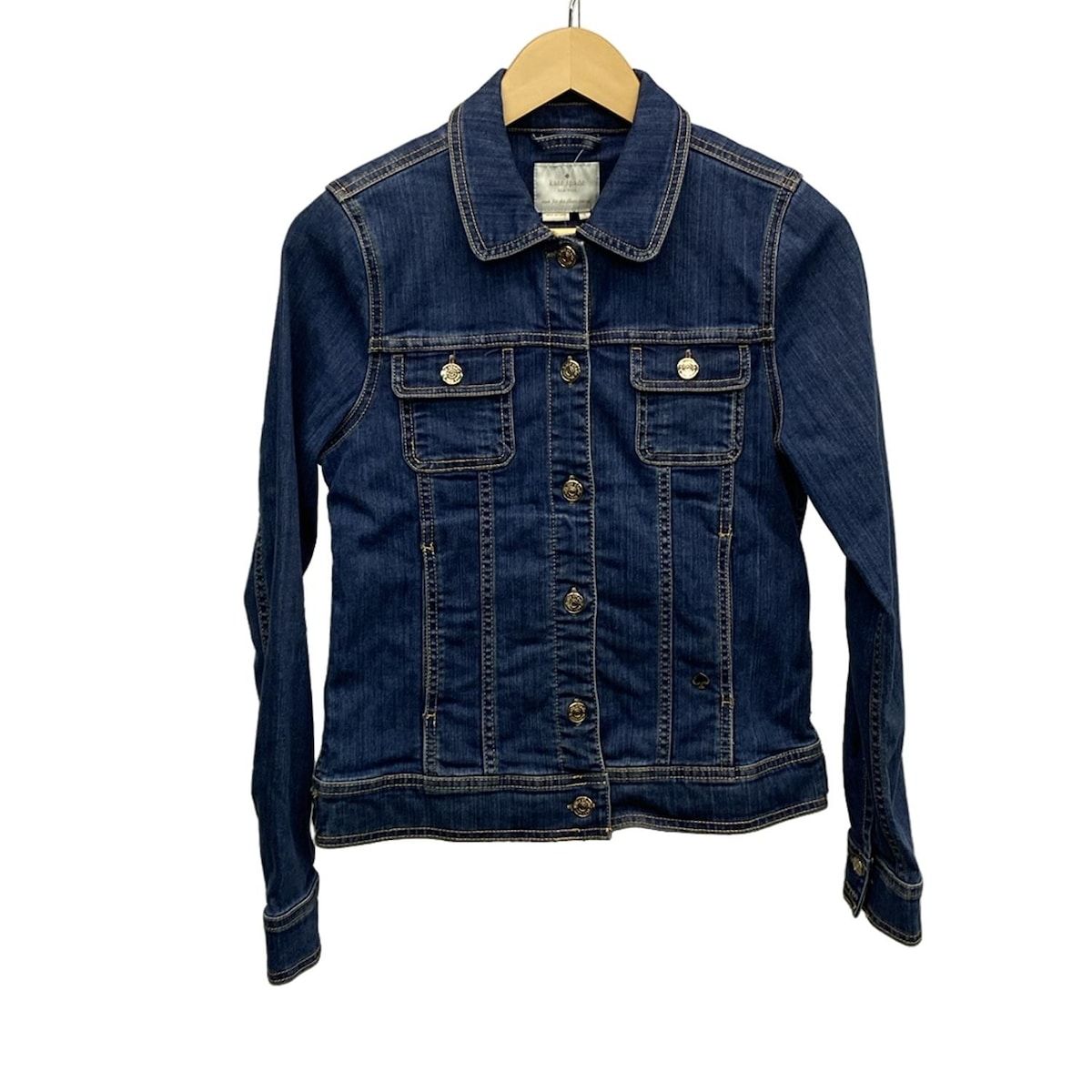 Kate spade ケイトスペード Gジャン サイズs S レディース - ネイビー 長袖 春 秋