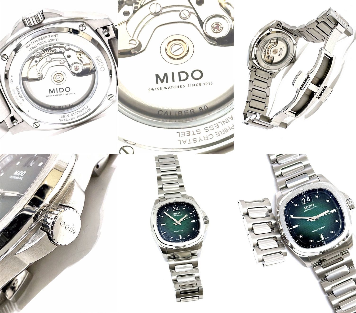 美品 完備 保証書付き 2024 MIDO Multifort TV Big Date ミドー マルチ