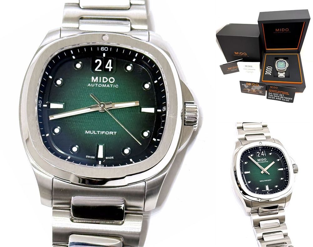 TTD 4860【⭐︎ どザう様⭐︎】【美品・数量限定】 美品 完備 保証書付き 2024 MIDO Multifort TV Big Date ミドー マルチ