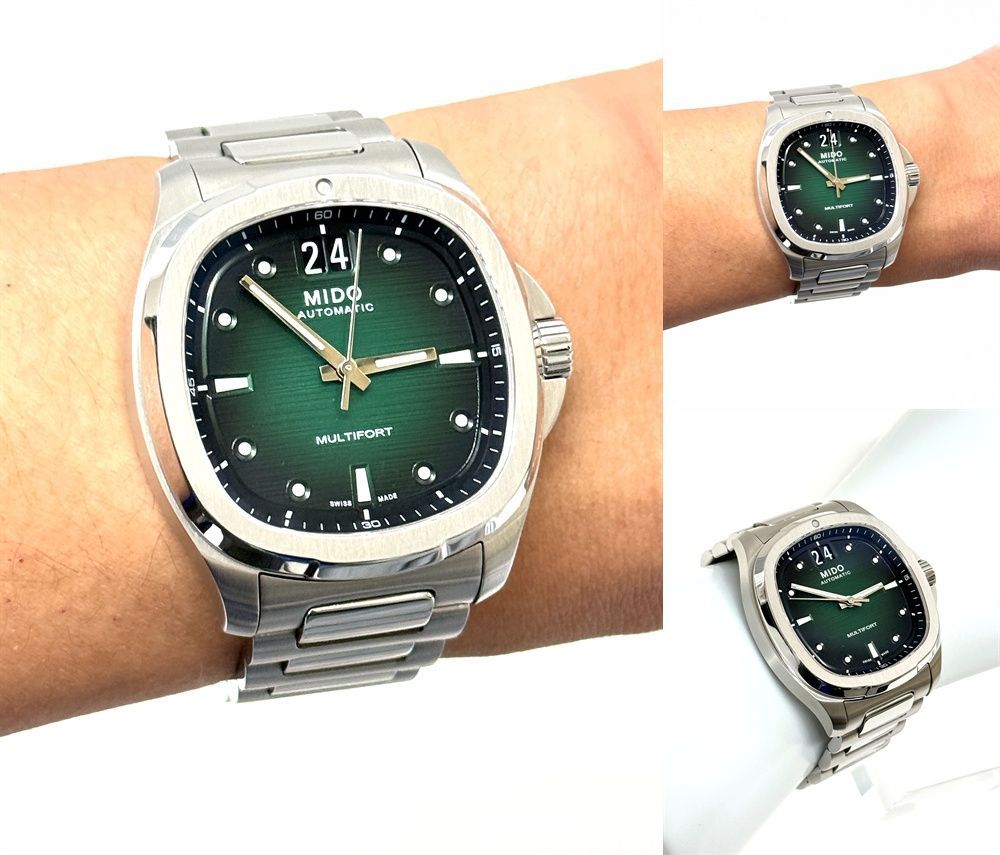 美品 完備 保証書付き 2024 MIDO Multifort TV Big Date ミドー マルチ