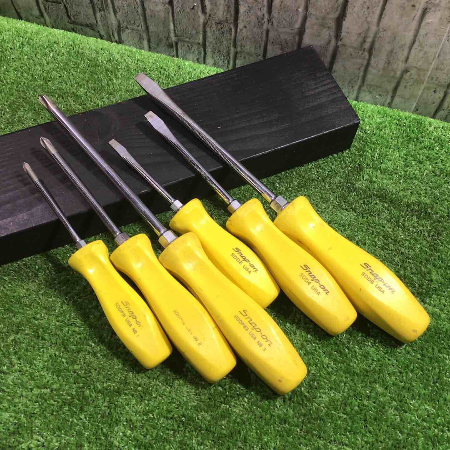 品 スナップオン Snap on ハードグリップドライバー 6本セット SDDシリーズ