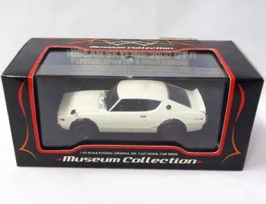 WHITE - Museum Collection 1/43 NISSAN SKYLINE(スカイライン) 2000 GT-R KPGC110 ワイドホイール(ホワイト) 完成品 ミニカー(03116W) 京商 おもちゃ 【】ミニカー 1/43 NISSAN SKYLINE 2000 GT-R KPGC110 ワイド