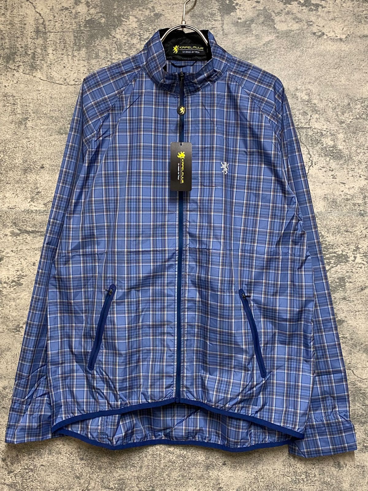 KAPELMUUR レトロジャケット size:WXL オリーブチェック KAPELMUUR